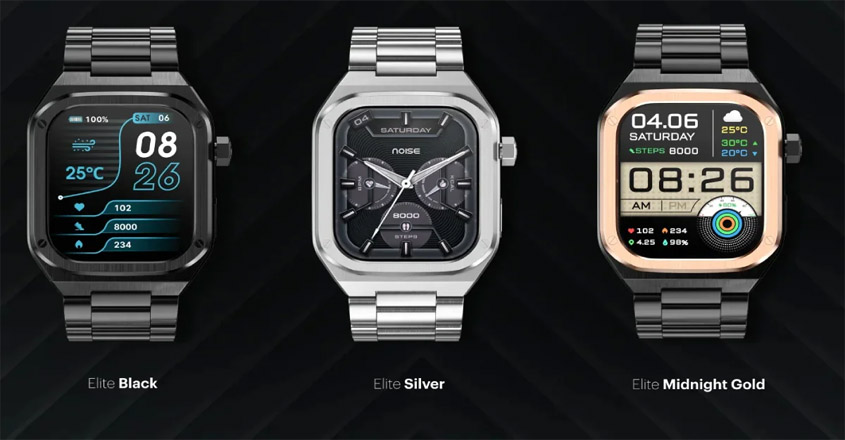 Noise ColorFit Chrome Smartwatch with 1.85-Inch AMOLED Screen Released in India: Cost and Features