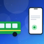 KSRTC online ticket booking bus illustration