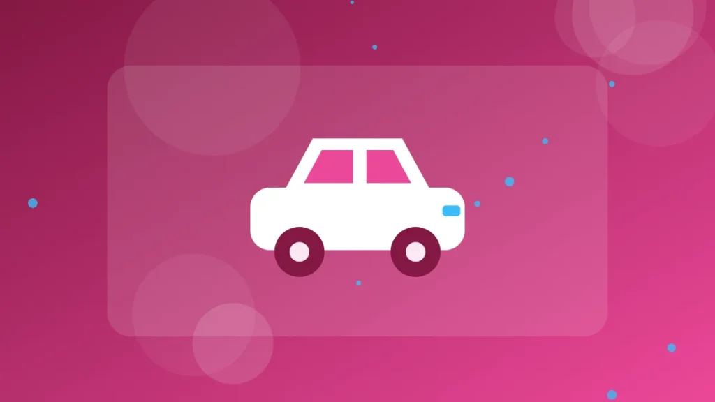Vehicle ownership transfer RC illustration with car